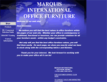 Tablet Screenshot of marquisinternationalof.com